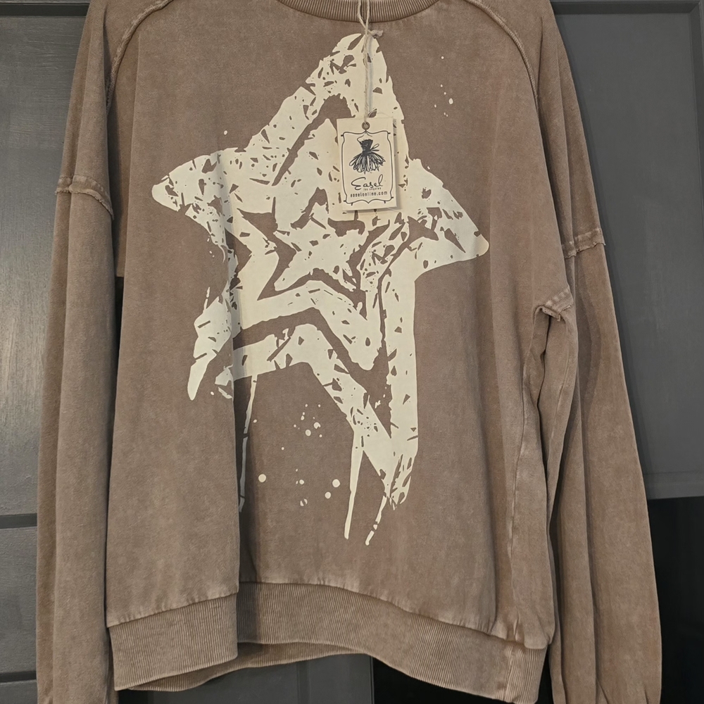 EASEL Vintage Star Pullover